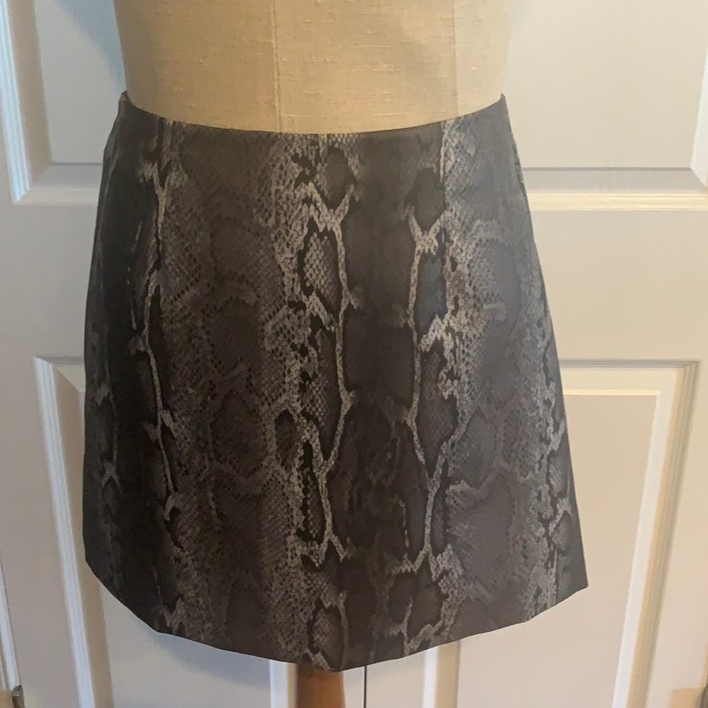 Vtg A. Byer California animal print mini skirt 3